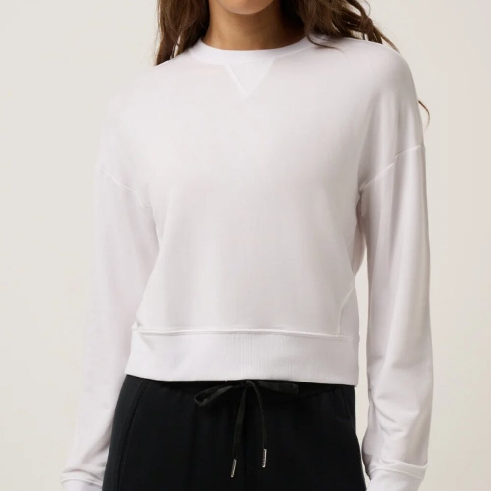 TRAVIS MATHEW Womens Cloud Terry Crew Sweatshirt
